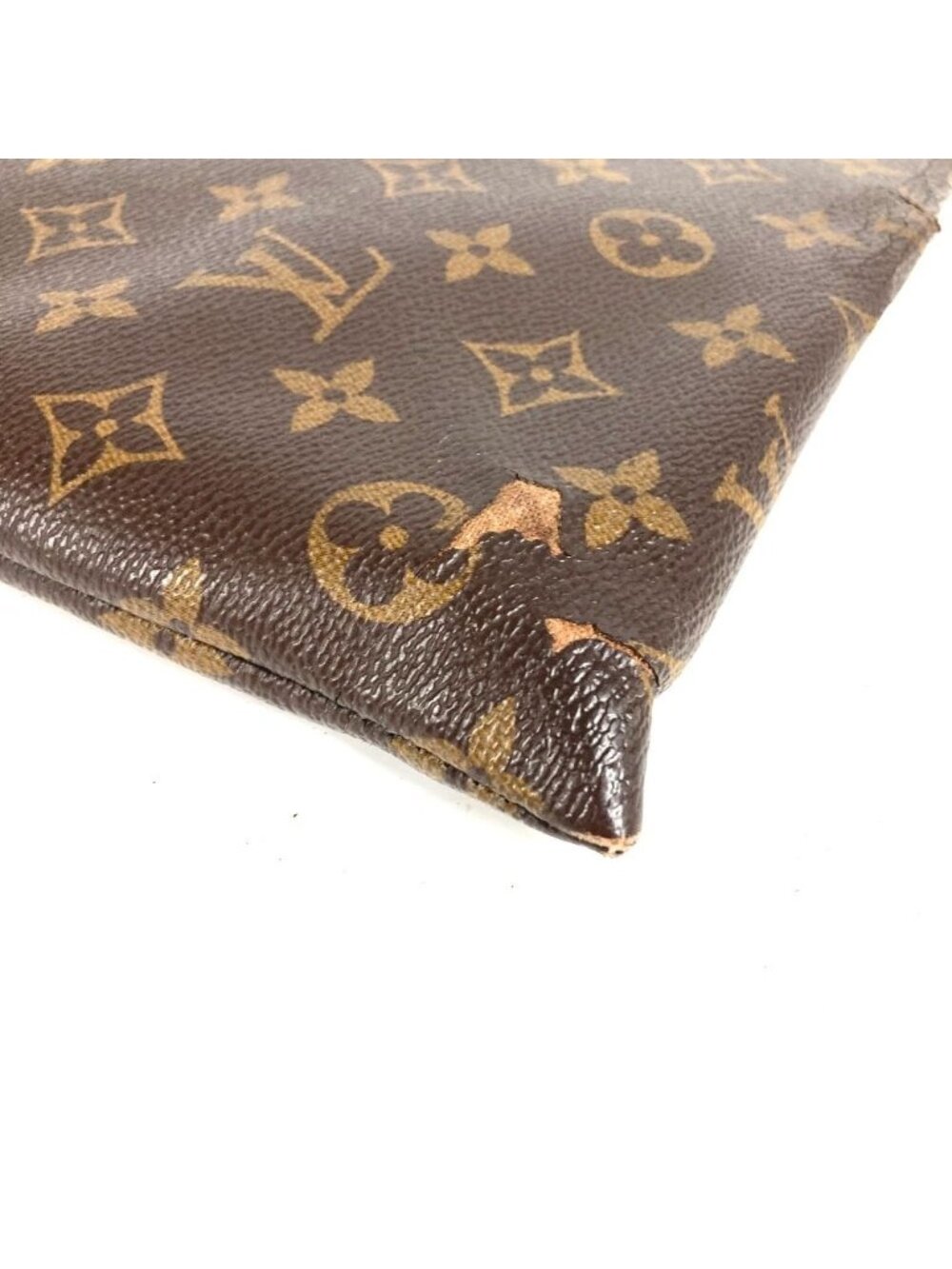 Louis Vuitton Clutch Pochette Discovery Monogram Macassar Canvas Brown - Picture 7 of 9